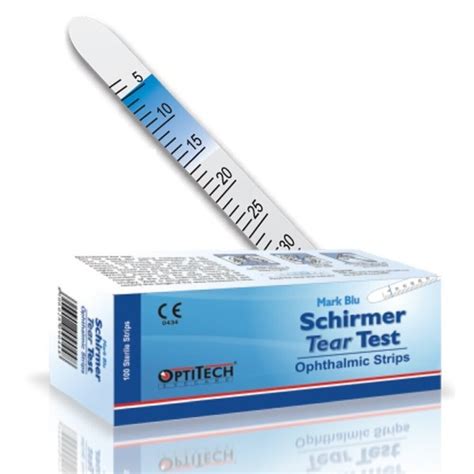 shirmer test strips tear collection|positive schirmer's test.